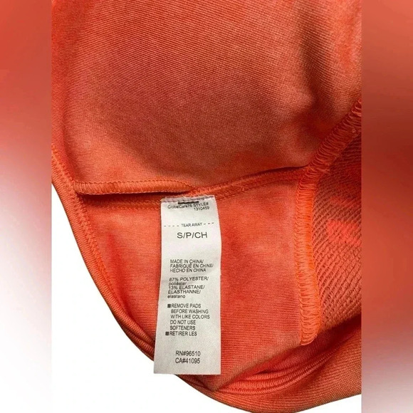 Under  Armour, Cross Back Sports Bra, Small, Orange 🏃♀️➡️ - Picture 7 of 8